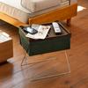 Astro 620-41 Dark Green Storage Case with Lid, Side Table, Luggage Storage, Blindfold, Folding view 2