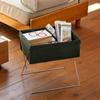 Astro 620-41 Dark Green Storage Case with Lid, Side Table, Luggage Storage, Blindfold, Folding view 3