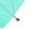 Bansriracha925 Sterling Silver Pendant Necklace Zircon Water Drop Necklaces Customized Gift view 3
