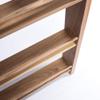 Heirloom Products Wood Spice Rack Made in USA Wall Mount Solid Walnut, Oak, or Maple Wood (24x16, Walnut) view 2