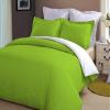 H&H Decor Hotel Quality 2 Piece Comforter Set 100% Egyptian Cotton 1 Pcs Comforter 300 GSM 1 Pcs Reversible Duvet Cover 1000 Thread Count Pattern Solid (US Super King Sage,White Solid) view 2