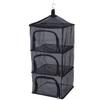 Drying Net Rack, Outdoor Foldable 4 Layers Hanging Shelves Dry Rack Net Zipper Opening Mesh Netting Food Dehydrator view 1