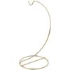 Plymor Simple Gold Ornament Stand, 7" H x 3" W x 3" D view 1