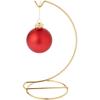 Plymor Simple Gold Ornament Stand, 7" H x 3" W x 3" D view 2