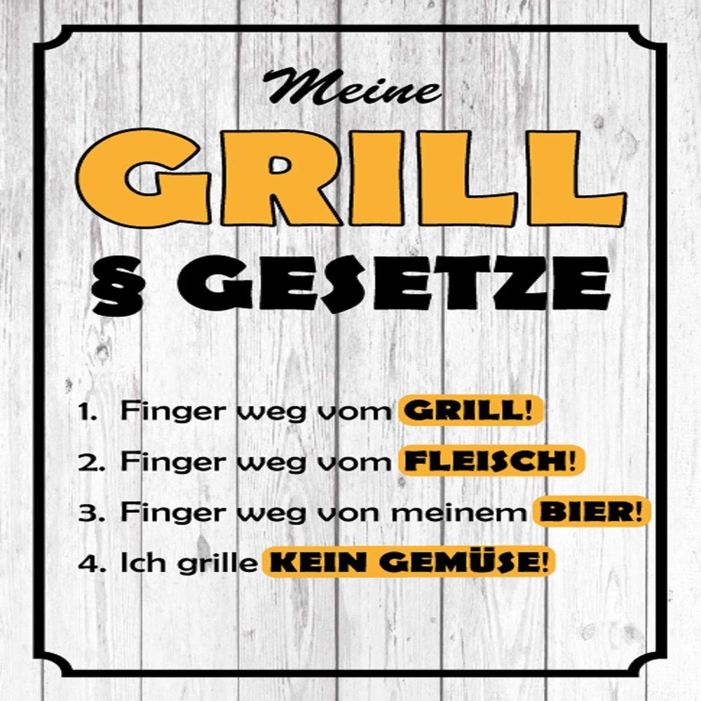 Schatzmix Tin-Plate Sign, Sheet Metal, Multicoloured, 20x30 cm