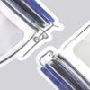 100 Canister Design Clear Display Color Storage Stand-Up Food Safe Poly Plastic Zip Seal Pouch (5.9" x 9.4", Translucent/Blue) view 4