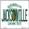Jacksonville Florida State License Plate Magnet M-6008 view 1