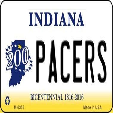Pacers Indiana State License Plate Novelty Magnet M-6365