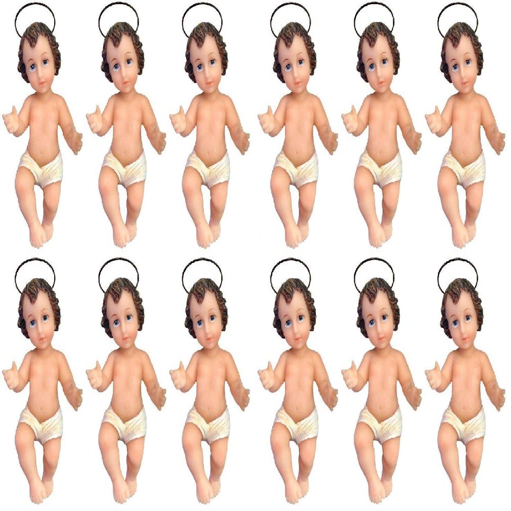 6 Inch Baby Jesus with Halo New (Lot of 12 pcs)