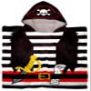 Jay Franco Trend Collector Pirate Bath/Pool/Beach Hooded Poncho Towel - Super Soft & Absorbent Cotton Towel - Measures 22 x 22 Inches view 2