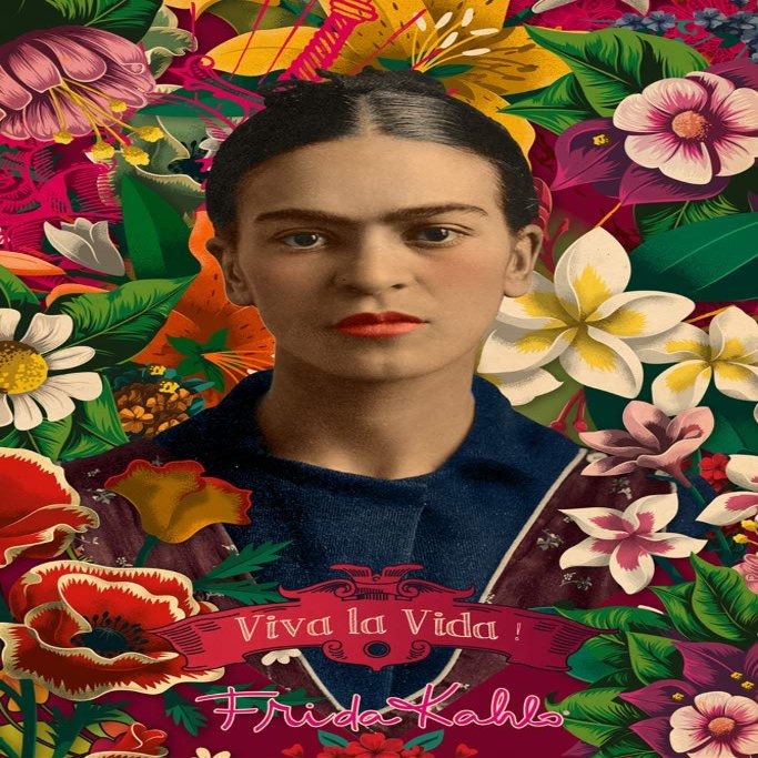 Studio B Frida Kahlo - Viva la Vida! - Laminated Poster - 24.5" x 36.5"