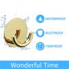 Adhesive Hooks Wall Hanger Holder Self Stick Heavy Duty Utility Storage Hooks,Kitchen Bathroom Stainless Steel Waterproof Hooks (Golden, 2) view 2