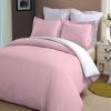 H&H Decor Hotel Quality 100% Egyptian Cotton 1 Pcs Comforter 300 GSM & 3 Pcs Duvet Cover 1000 Thread Count Pattern Solid (US Super King Pink,Solid) view 2