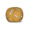 Ambesonne Rodeo Storage Toy Bag Chair, Bohemian Print of Cow Skulls with Retro Element and Feathers Wild West, Stuffed Animal Organizer Washable Bag, Small Size, Coffee White view 1