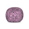 Ambesonne Leopard Storage Toy Bag Chair, Group of Skin Print Background Feminine Graphic, Stuffed Animal Organizer Washable Bag, Large Size, Grey Pink view 1