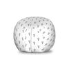 Ambesonne Golf Storage Toy Bag Chair, Ball Ready Pattern Modern Game Hobby Player Entertainment Illustration, Stuffed Animal Organizer Washable Bag, Small Size, Charcoal Grey view 1