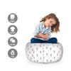 Ambesonne Golf Storage Toy Bag Chair, Ball Ready Pattern Modern Game Hobby Player Entertainment Illustration, Stuffed Animal Organizer Washable Bag, Small Size, Charcoal Grey view 2