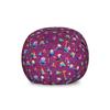 Ambesonne Hippo Storage Toy Bag Chair, Themed Student Animals on Purple Background Ornamented with Maths, Stuffed Animal Organizer Washable Bag, Large Size, Blue Purple view 1