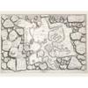 Artery8 Map Piranesi 1756 Roman Antiquities Rome City Fragment Plan Extra Large XL Wall Art Poster Print view 1