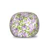 Ambesonne Mauve Storage Toy Bag Chair, Spring Tree with Vibrant Blossoms Frangrance Botany Plant Eco Illustration Print, Stuffed Animal Organizer Washable Bag, Small Size, Lilac Green view 1