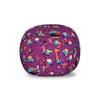 Ambesonne Hippo Storage Toy Bag Chair, Themed Student Animals on Purple Background Ornamented with Maths, Stuffed Animal Organizer Washable Bag, Large Size, Blue Purple view 1