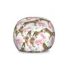Ambesonne Jaguar Storage Toy Bag Chair, Retro Flowers and Jaguars Blossoming Corsage Botanical Illustration, Stuffed Animal Organizer Washable Bag, Large Size, Brown Pink view 1
