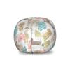 Ambesonne Dogs Storage Toy Bag Chair, Pattern with Little Purebred Puppy Dogs Bichon Pug Spitz Dachshund Poodle Shih Tzu, Stuffed Animal Organizer Washable Bag, Small Size, Pink White view 1