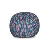 Ambesonne Mid Century Storage Toy Bag Chair, Modern Style Retro Pattern Droplet Shapes Mosaic in Tones, Stuffed Animal Organizer Washable Bag, Large Size, Taupe Blue view 1