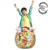 Ambesonne Funny Storage Toy Bag Chair, Many Different Polar Bears Comical Characters Funny Faces Doodle Teddy Crowd, Stuffed Animal Organizer Washable Bag, Small Size, Multicolor view 3