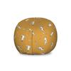 Ambesonne Rodeo Storage Toy Bag Chair, Bohemian Print of Cow Skulls with Retro Element and Feathers Wild West, Stuffed Animal Organizer Washable Bag, Large Size, Coffee White view 1