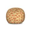 Ambesonne Crabs Storage Toy Bag Chair, Playful Sea Animals on a Sandy Beach with Shells Design Fauna, Stuffed Animal Organizer Washable Bag, Large Size, Pale Brown Orange view 1
