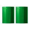 QQ Studio Pack of 100 Matte/Glossy Color Stand-Up Foil Resealable Zipper Pouches (6.3" x 8.6", Matte Green) view 1
