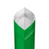 QQ Studio Pack of 100 Matte/Glossy Color Stand-Up Foil Resealable Zipper Pouches (6.3" x 8.6", Matte Green) view 2