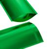 QQ Studio Pack of 100 Matte/Glossy Color Stand-Up Foil Resealable Zipper Pouches (6.3" x 8.6", Matte Green) view 4