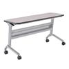 Safco Flip-N-Go 18 x 60 Rectangular Training Table, LPL view 1