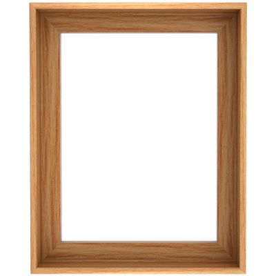 Prixas Print Floater Frame for Canvas Paintings - 1.25" Deep Gallery Floating Picture Frame with Premium PS Frame (Not Solid Wood), Made in USA Wall Art Decor (Light Brown, 24x36)