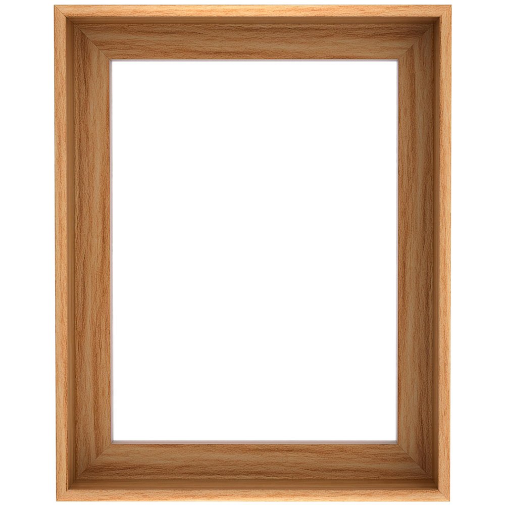Prixas Print Floater Frame for Canvas Paintings - 1.25" Deep Gallery Floating Picture Frame with Premium PS Frame (Not Solid Wood), Made in USA Wall Art Decor (Light Brown, 24x36)