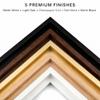 Prixas Print Floater Frame for Canvas Paintings - 1.25" Deep Gallery Floating Picture Frame with Premium PS Frame (Not Solid Wood), Made in USA Wall Art Decor (Light Brown, 24x36) view 3