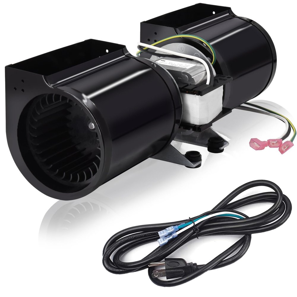 GFK-160A Fireplace Blower Fan Kit for Heat N Glo SL-750TR, SL-550TR, Hearth and Home DV3732 DV3732-B, Quadra Fire, GTI, Heatilator GCDC60 GCDC80 CD4236IR, Superior, GFK-160 GFK160 Fireplace Blower Kit