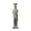 Column Caryatid Statue Acropolis Athens Greek Roman Alabaster 9.8" view 2