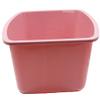Comfort Axis Rectangular Plastic Wash Basin with Graduations, 6 Quart, 5 Pack, Rose view 2