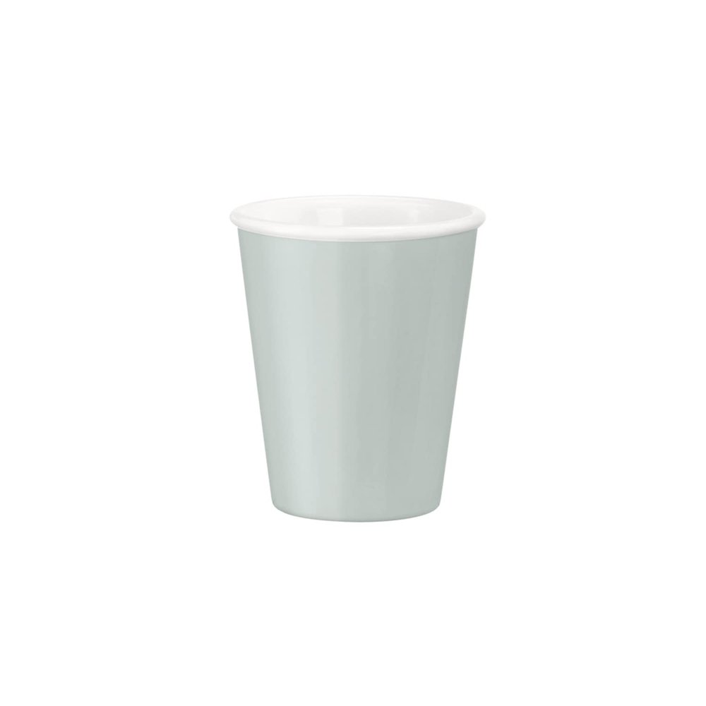 Bormioli Rocco Tea Cup - Opal Glass (No Handle), Set of 12, 7.25 oz, Blue