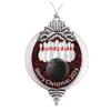 Bowling Ball Pin Merry Christmas Bulb Silver Metal Ornament Gift 300 Game view 1