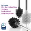 Kela La Brosse Replacement Toilet Brush Head, Black, 12.5 cm, 8 cm Diameter view 2