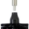 kela La Brosse Toilet Brush Stainless Steel Handle, Black, 42.5 cm8 cm Diameter view 3