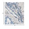 SAFAVIEH Area Rug 8x10 - Horizon Shag Collection - Large - Grey & Blue, Modern Design, Non-Shedding & Easy Cleaning, Ultra Plush Thick Pile, Ideal for Living Room, Bedroom, Dining Space (HZN890G) view 2
