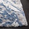 SAFAVIEH Area Rug 8x10 - Horizon Shag Collection - Large - Grey & Blue, Modern Design, Non-Shedding & Easy Cleaning, Ultra Plush Thick Pile, Ideal for Living Room, Bedroom, Dining Space (HZN890G) view 4