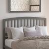 AFI, Richmond Slatted Queen Solid Wood Headboard, Grey view 2