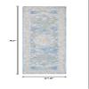 SAFAVIEH Micro-Loop Collection Runner Rug - 2'3" x 7', Blue & Green, Handmade Wool, Ideal for High Traffic Areas in Living Room, Bedroom (MLP522M) view 2