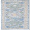 SAFAVIEH Micro-Loop Collection Runner Rug - 2'3" x 7', Blue & Green, Handmade Wool, Ideal for High Traffic Areas in Living Room, Bedroom (MLP522M) view 3